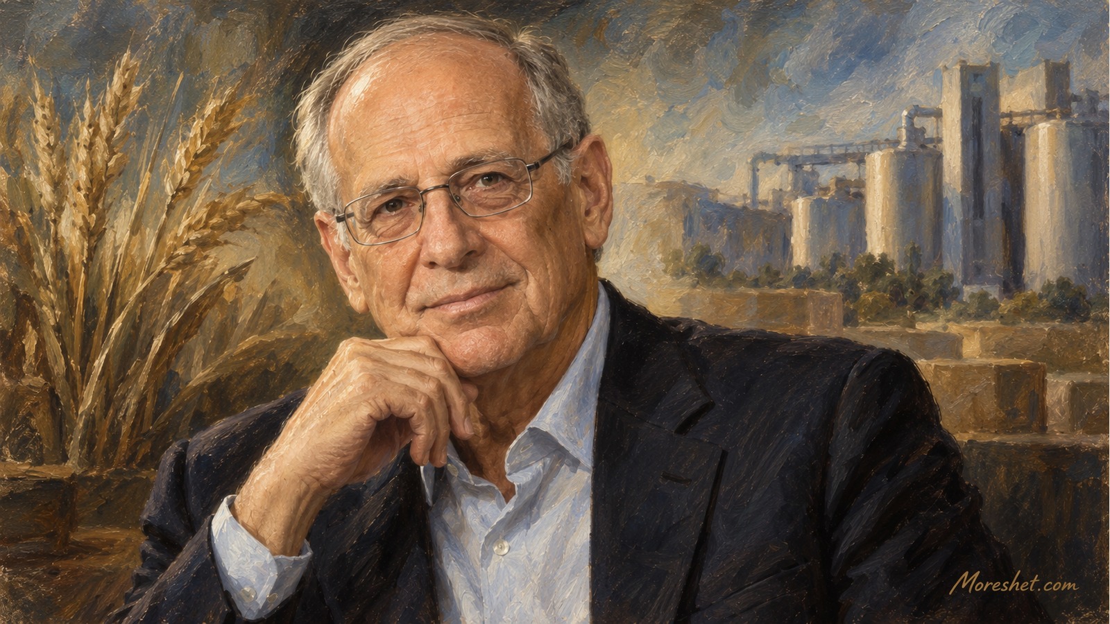 דן פרופר — דיוקן אמנותי שנוצר באמצעות בינה מלאכותית
