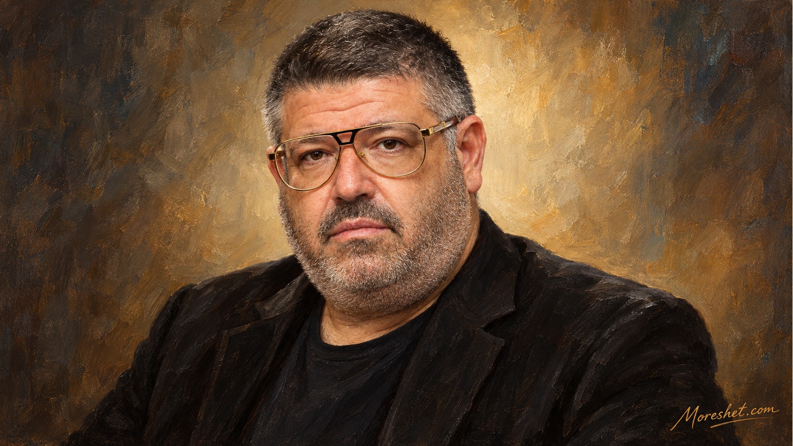 רני רהב — דיוקן אמנותי שנוצר באמצעות בינה מלאכותית