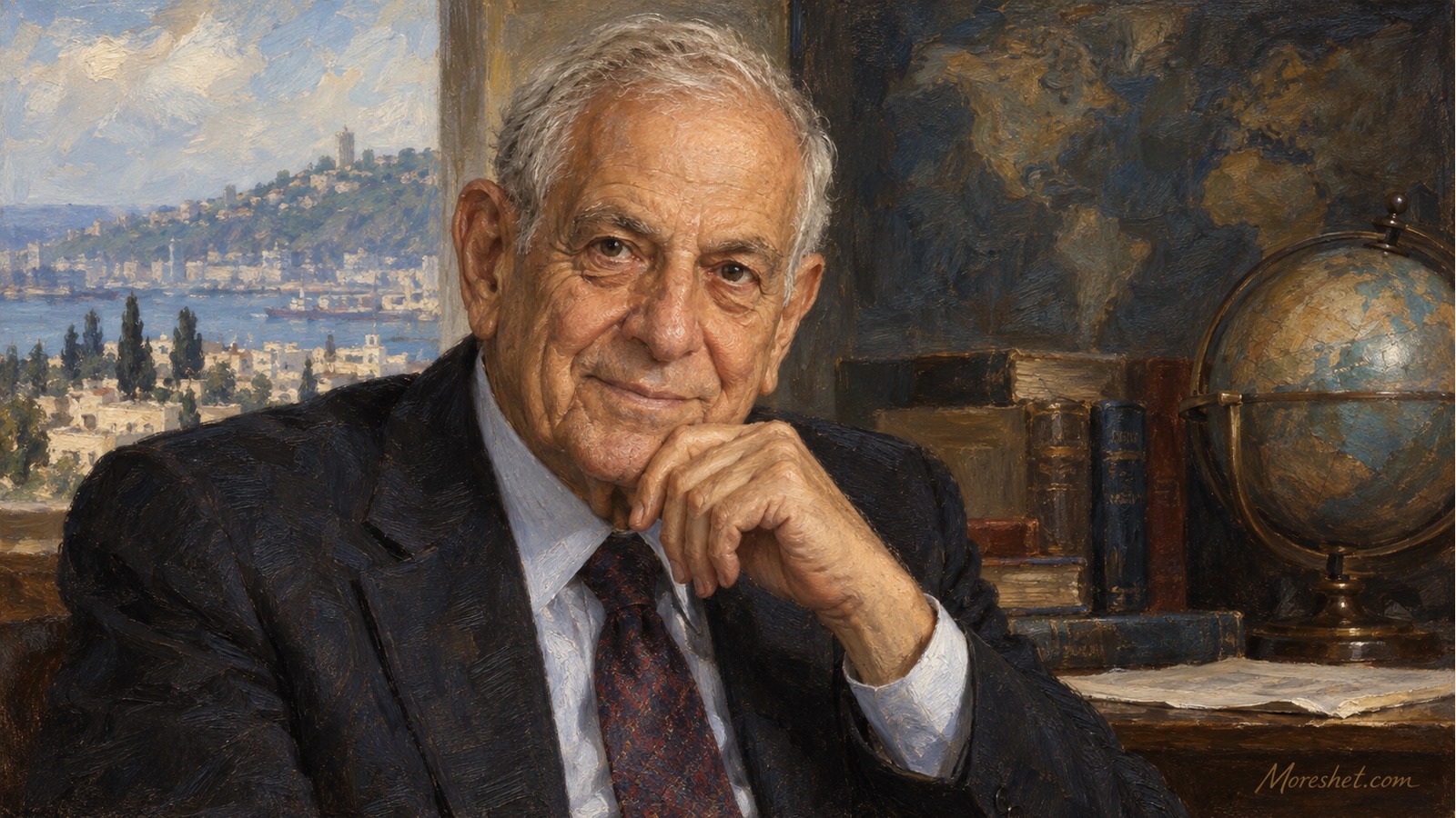 יוסף צ'חנובר — דיוקן אמנותי שנוצר באמצעות בינה מלאכותית